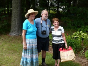 Les Jardins du Clown Jardinier à St Ambroise de Kildel; un cadeau pour nos hôtes Prise par Nicole Sanschagrin